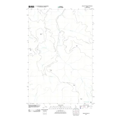 2011 Map of Rochat Peak, 2011 Print