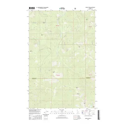 2017 Map of Rochat Peak, 2017 Print