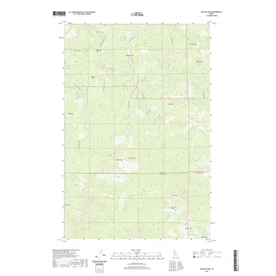 2020 Map of Rochat Peak, 2020 Print