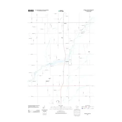2013 Map of Roche A Cri, 2013 Print
