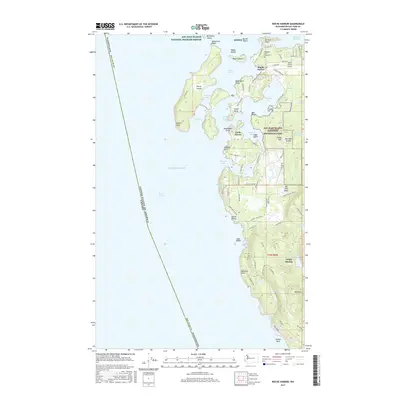 2017 Map of Roche Harbor, 2017 Print