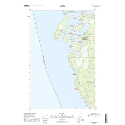 2020 Map of Roche Harbor, 2020 Print