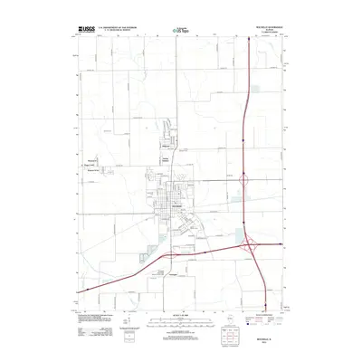 2012 Map of Rochelle, 2012 Print