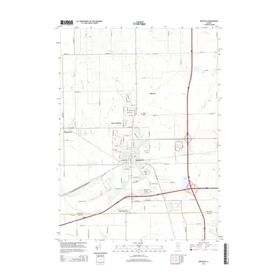 2015 Map of Rochelle, 2015 Print