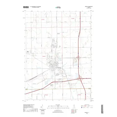 2018 Map of Rochelle, 2018 Print