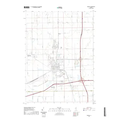 2021 Map of Rochelle, 2021 Print