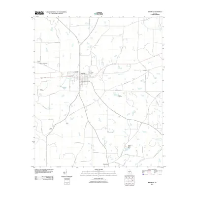 2011 Map of Rochelle, 2011 Print