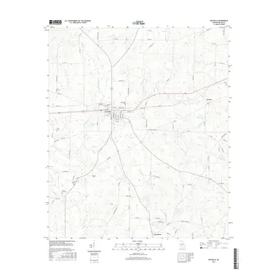 2017 Map of Rochelle, 2017 Print