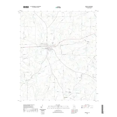 2020 Map of Rochelle, 2020 Print