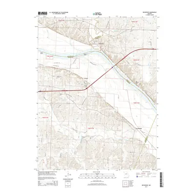 2015 Map of Rocheport, 2015 Print