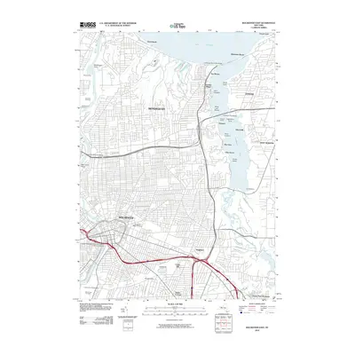 2010 Map of Rochester East, 2010 Print