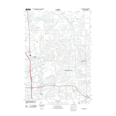 2011 Map of Rochester, 2011 Print