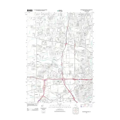 2013 Map of Rochester West, 2013 Print