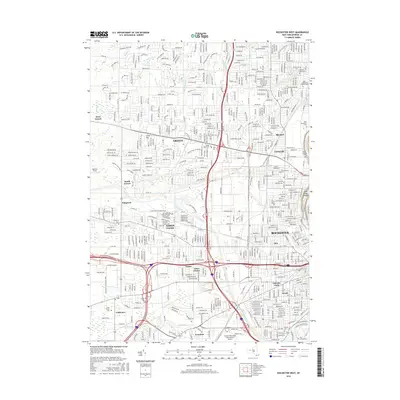 2016 Map of Rochester West, 2016 Print