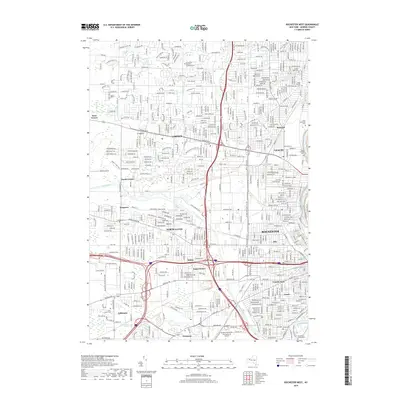 2019 Map of Rochester West, 2019 Print