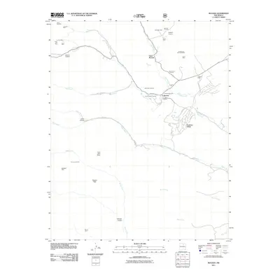 2011 Map of Rociada, 2011 Print