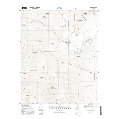 2013 Map of Rociada, 2013 Print
