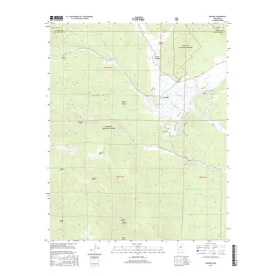 2017 Map of Rociada, 2017 Print
