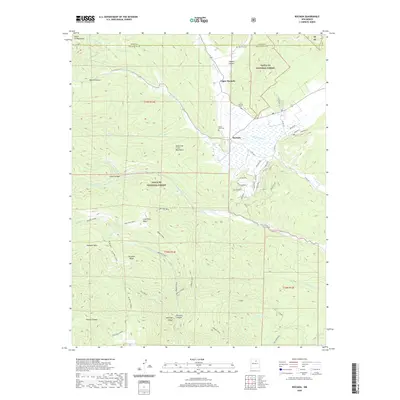 2020 Map of Rociada, 2020 Print