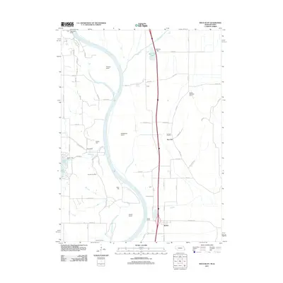 2011 Map of Rock Bluff, 2011 Print