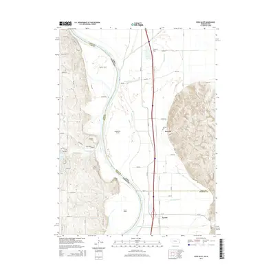 2014 Map of Rock Bluff, 2014 Print