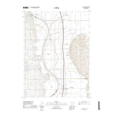 2017 Map of Rock Bluff, 2017 Print