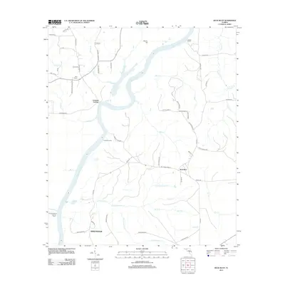 2012 Map of Rock Bluff, 2012 Print