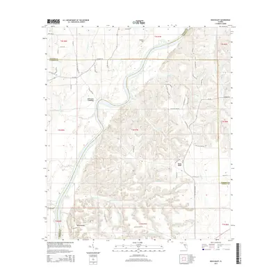 2015 Map of Rock Bluff, 2015 Print