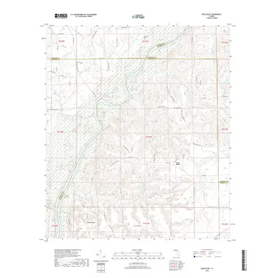 2018 Map of Rock Bluff, 2018 Print