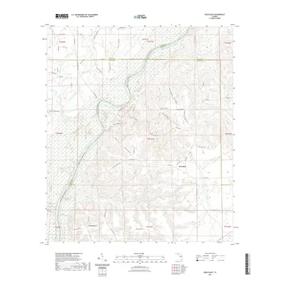 2021 Map of Rock Bluff, 2021 Print