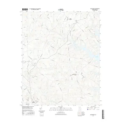 2017 Map of Rock Branch, 2017 Print