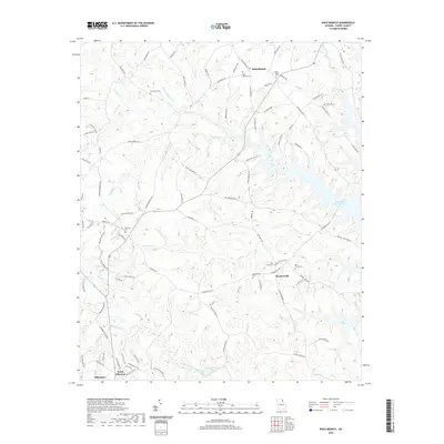 2020 Map of Rock Branch, 2020 Print