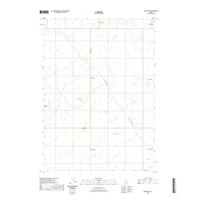 2020 Map of Rock Butte, 2020 Print