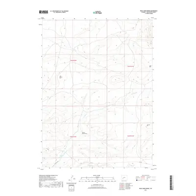 2017 Map of Rock Cabin Spring, 2017 Print
