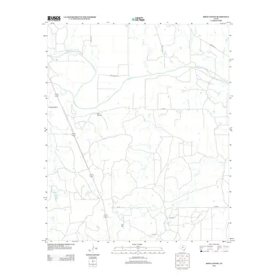 2013 Map of Rock Canyon, 2013 Print