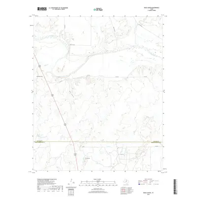 2019 Map of Rock Canyon, 2019 Print