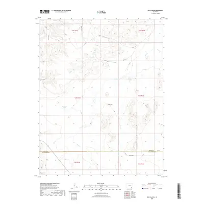 2019 Map of Rock Canyon, 2019 Print