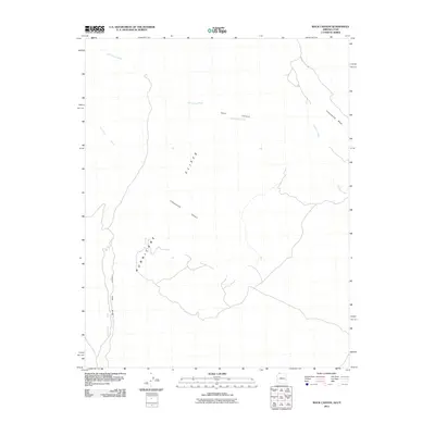 2011 Map of Rock Canyon, 2011 Print