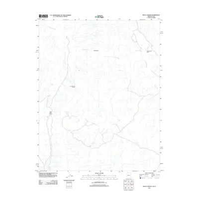 2011 Map of Rock Canyon, 2011 Print