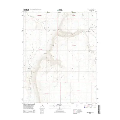 2014 Map of Rock Canyon, 2014 Print