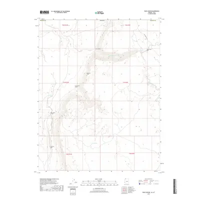 2018 Map of Rock Canyon, 2018 Print