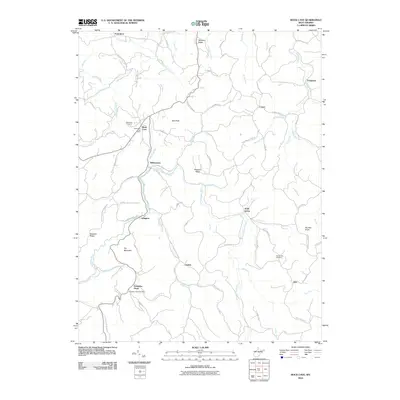 2010 Map of Rock Cave, 2010 Print