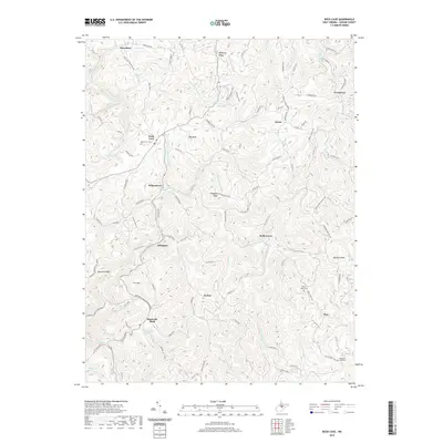 2019 Map of Rock Cave, 2019 Print