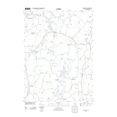 2013 Map of Rock City, 2013 Print