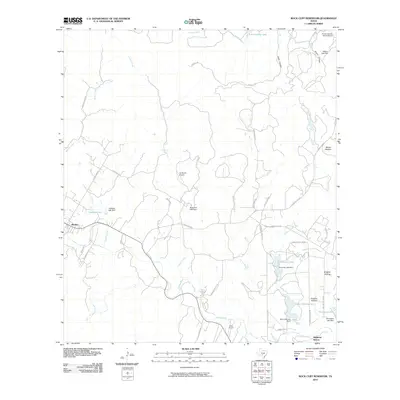 2010 Map of Rock Cliff Reservoir, 2010 Print