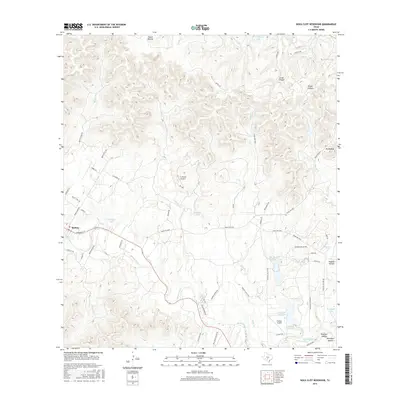 2016 Map of Rock Cliff Reservoir, 2016 Print
