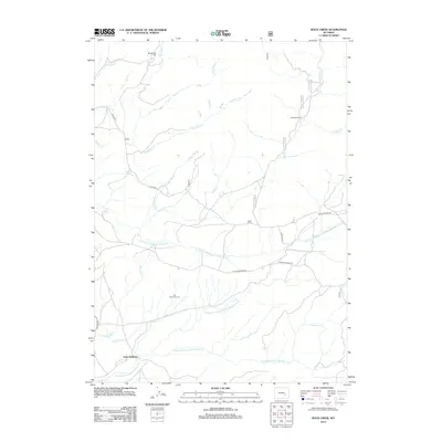 2012 Map of Rock Creek, 2012 Print