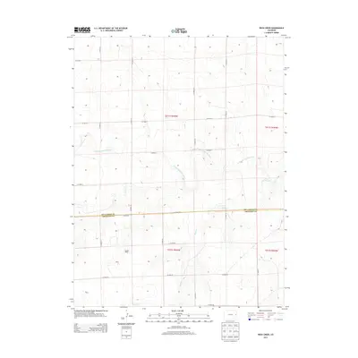2013 Map of Rock Creek, 2013 Print