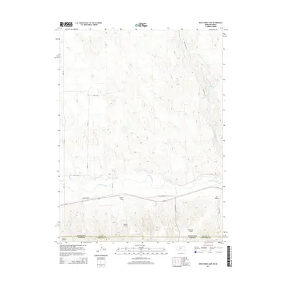 2014 Map of Rock Creek Lake, 2014 Print
