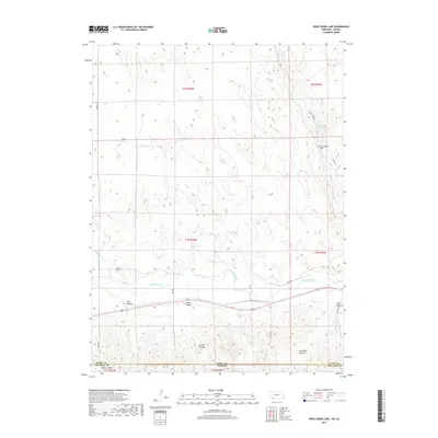 2017 Map of Rock Creek Lake, 2017 Print